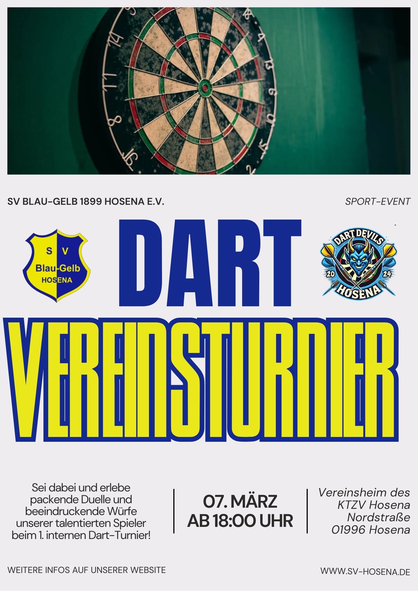 Featured image for “1. Dart Vereinsturnier”